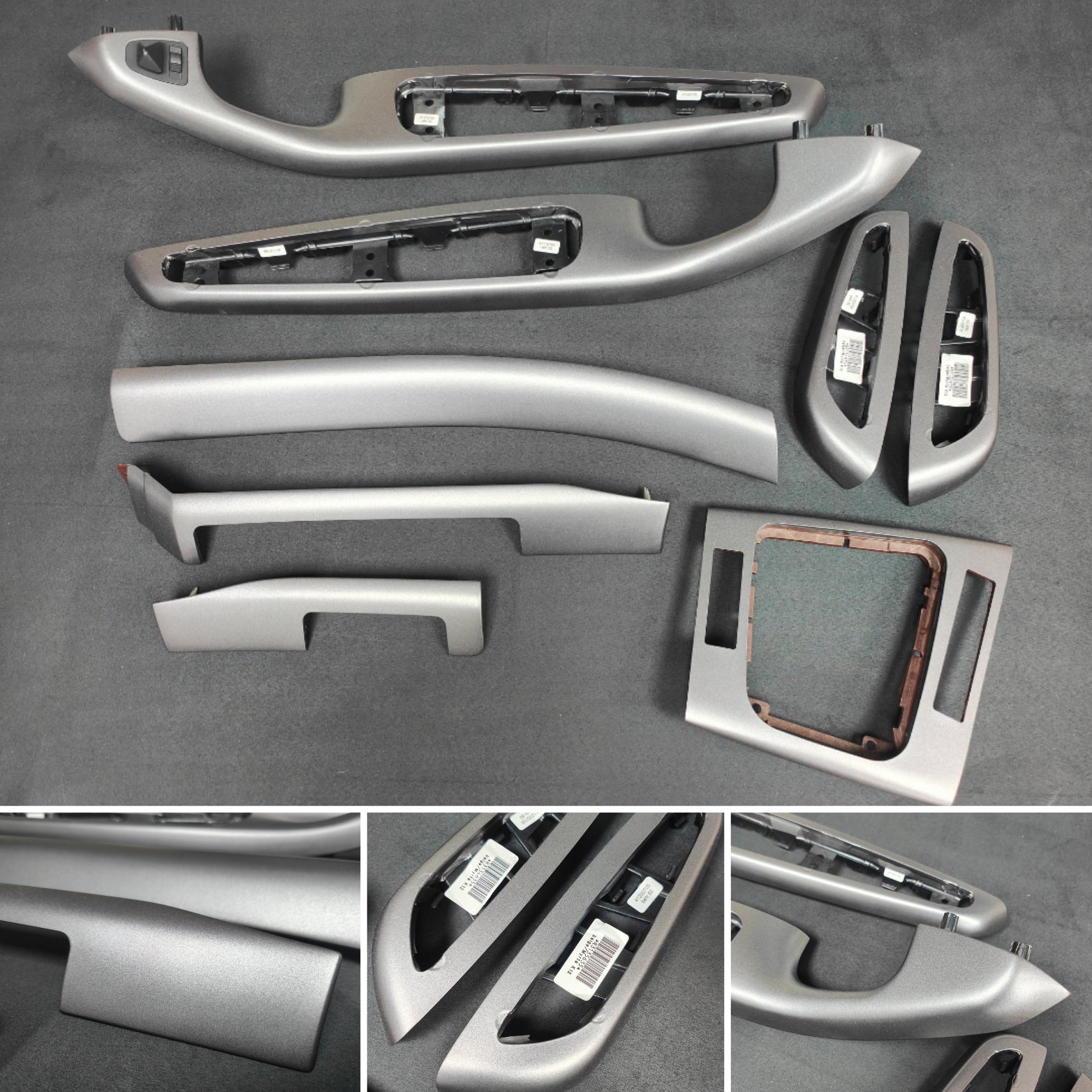 BMW E46 CONVERTIBLE INTERIOR TRIM SET - SHADOW GREY